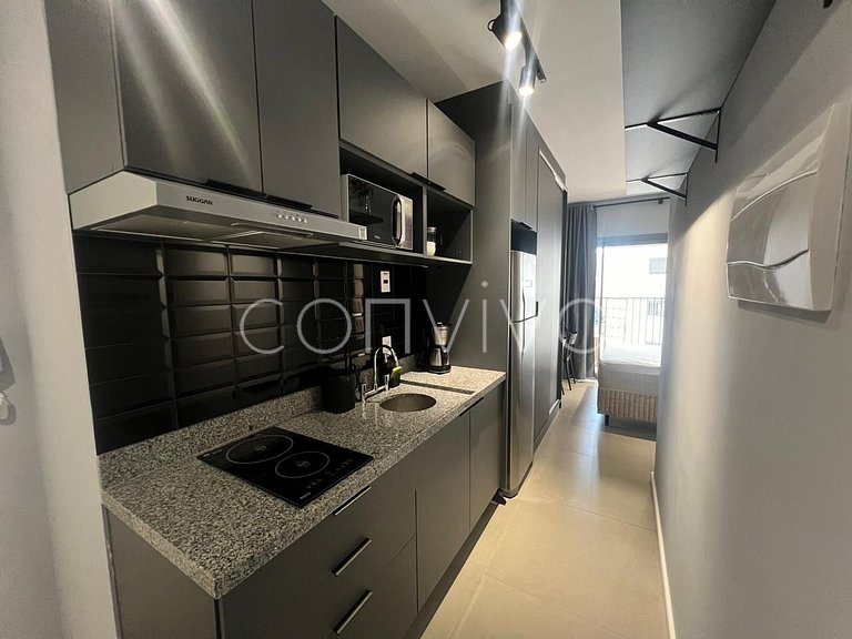 NPE1208 Apto novinho no 12º andar em Perdizes