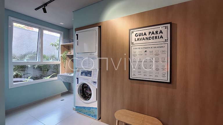 COMP1318 Apto incrível de 2 quartos em Moema