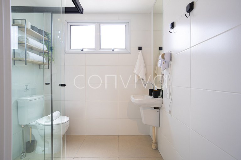 COMP0217 Apê moderno para 04 hóspedes em Moema