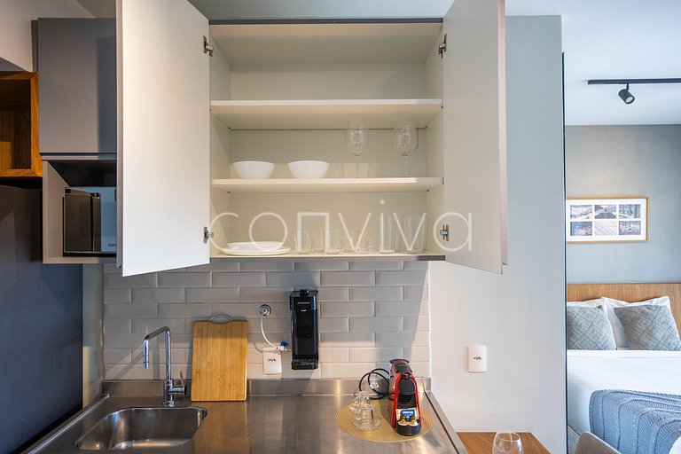 FI076 Apartamento maravilhoso no Forma Itaim