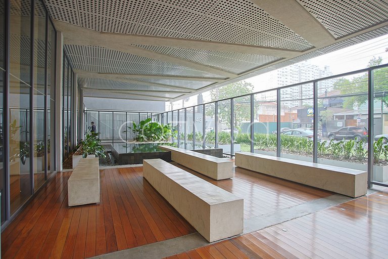 FI122 Bonito estudio en el corazón de Itaim Bibi