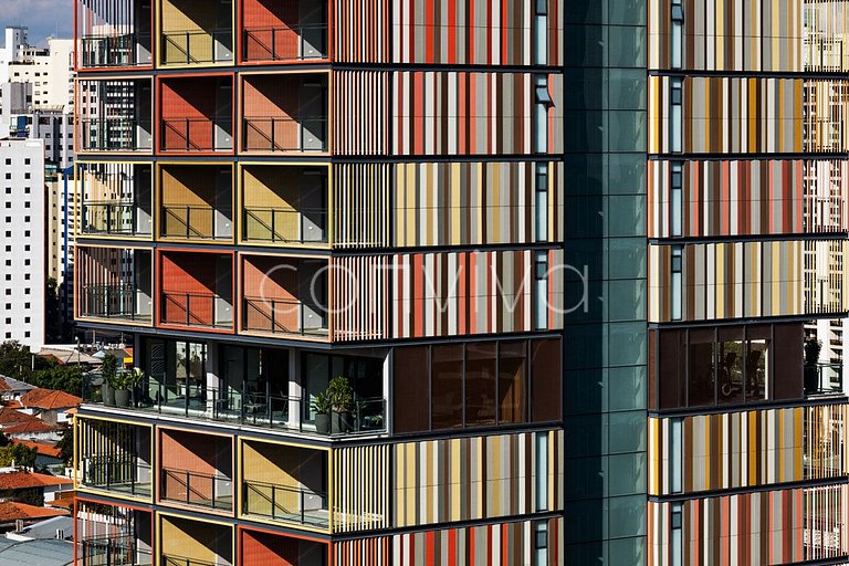 FI155 Apartamento com vista incrível no Forma Itaim