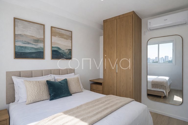 COMP0719 Piso de 2 dormitorios en Moema