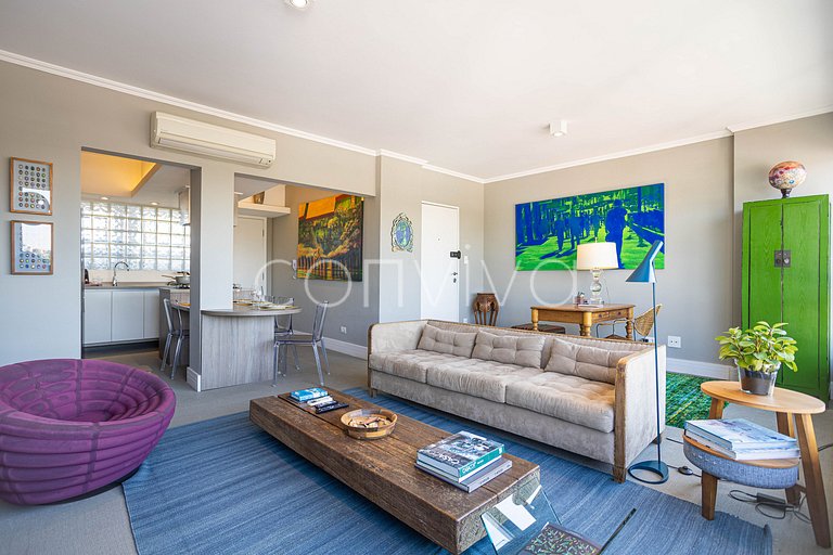 SJ031 Apto design do Jardins | 85m² | 02 dorms