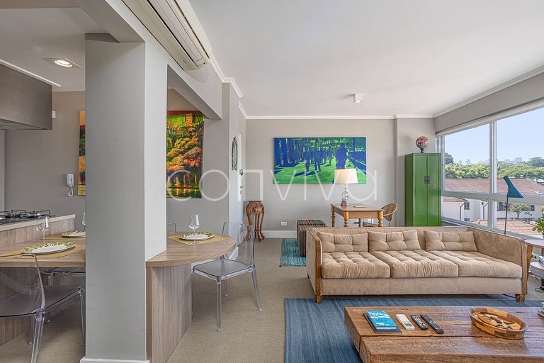 SJ031 Apto design do Jardins | 85m² | 02 dorms