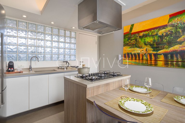 SJ031 Apto design do Jardins | 85m² | 02 dorms