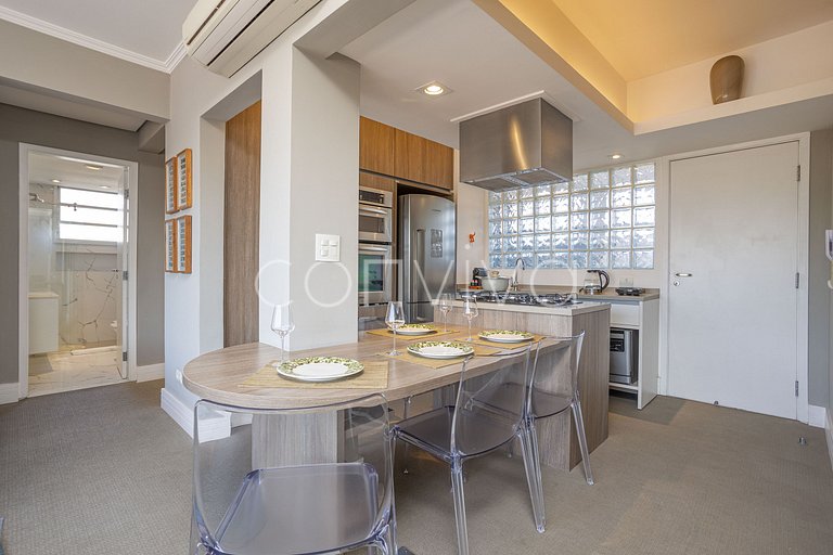 SJ031 Apto design do Jardins | 85m² | 02 dorms