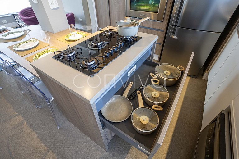 SJ031 Apto design do Jardins | 85m² | 02 dorms