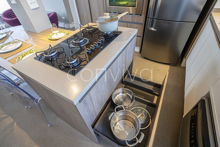 SJ031 Apto design do Jardins | 85m² | 02 dorms