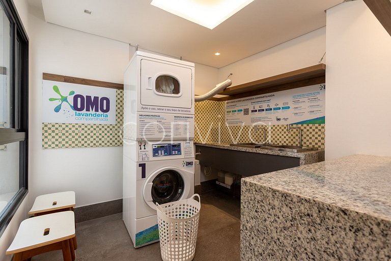 CBG052 Apto incrível de Pinheiros | Varanda + Wifi