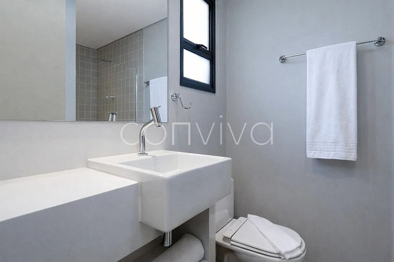 CBG052 Apto incrível de Pinheiros | Varanda + Wifi