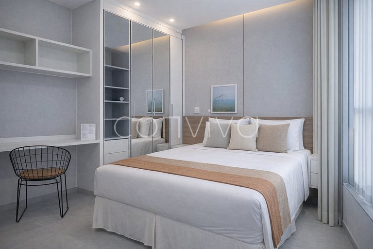 CBG052 Apto incrível de Pinheiros | Varanda + Wifi