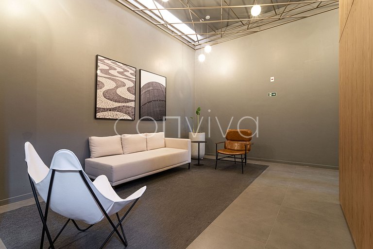 LP0214 Apto no melhor de Pinheiros | AC + Wi-fi