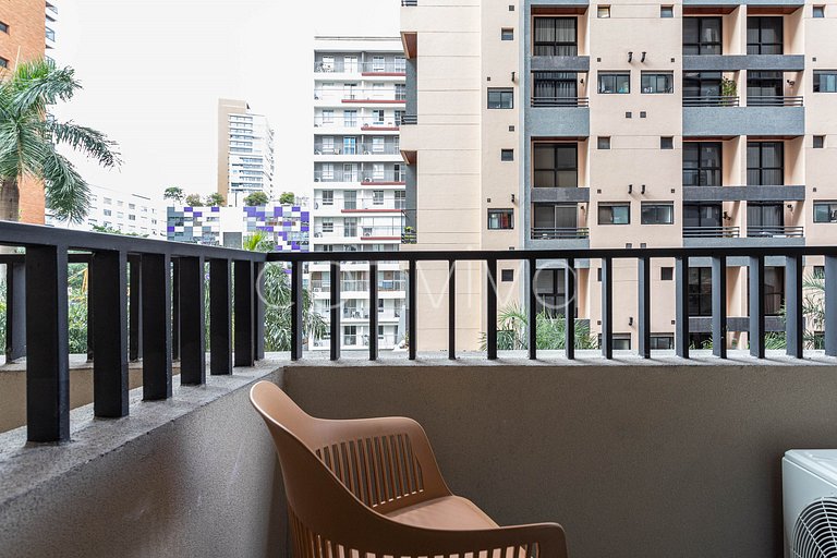 LP0214 Apto no melhor de Pinheiros | AC + Wi-fi