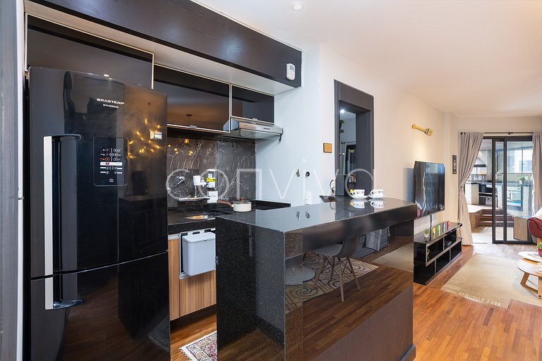 TRE093 Morumbi 78m² com piscina privativa + vaga