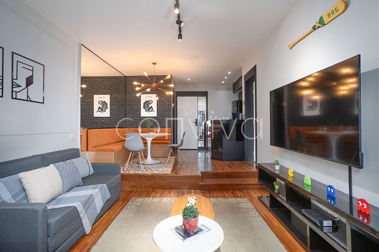 TRE093 Morumbi 78m² com piscina privativa + vaga