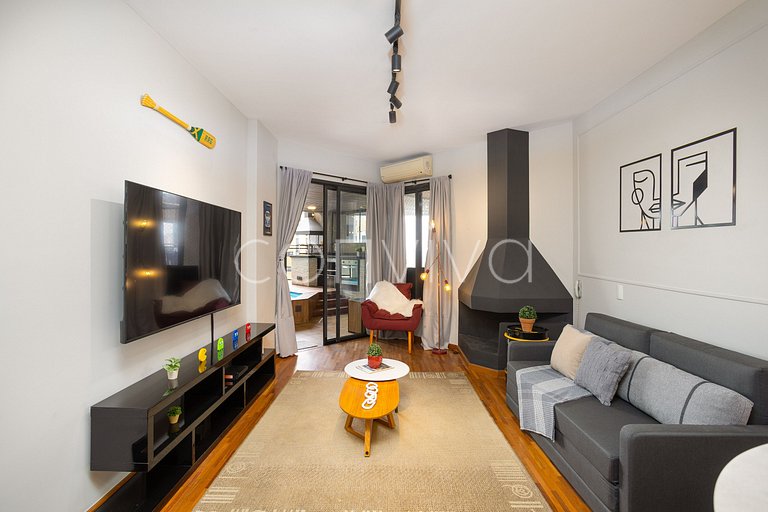 TRE093 Morumbi 78m² com piscina privativa + vaga