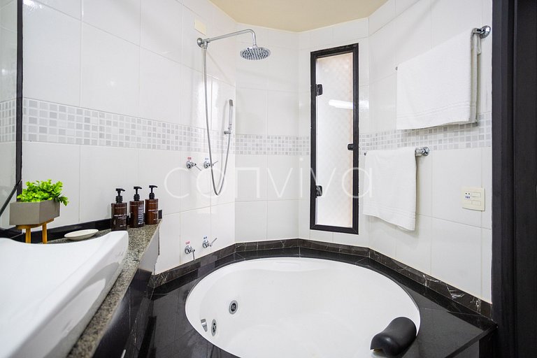 TRE093 Morumbi 78m² com piscina privativa + vaga