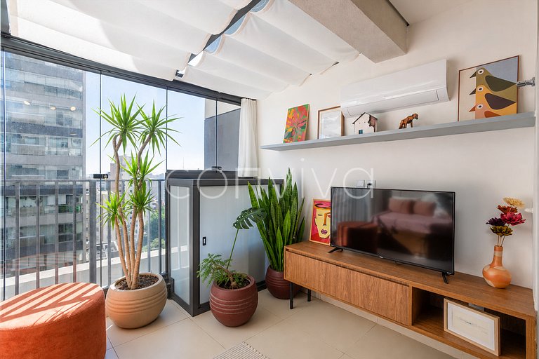 HAV0107 Garden novo da Vila Madalena | AC + Wi-fi