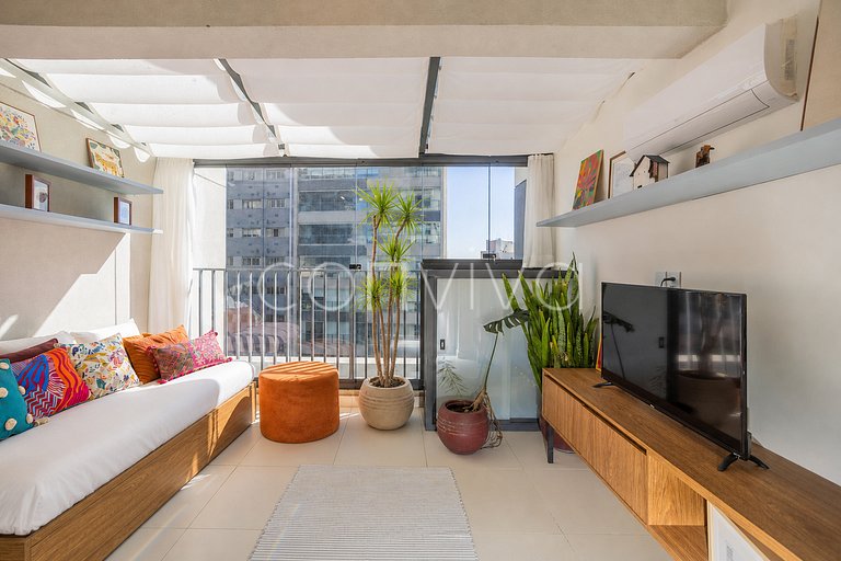 HAV0107 Garden novo da Vila Madalena | AC + Wi-fi