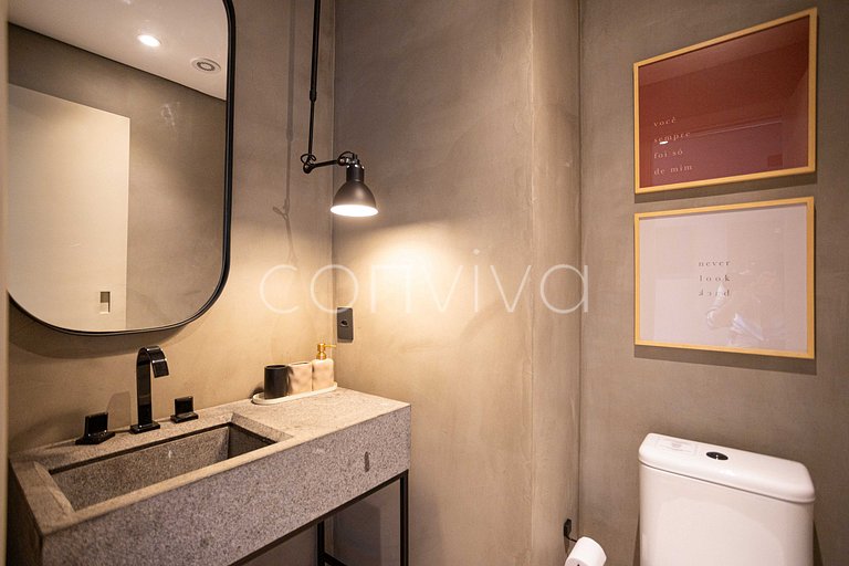 Duplex Forma Itaim | 92m² + 2 vagas | 04 hóspedes
