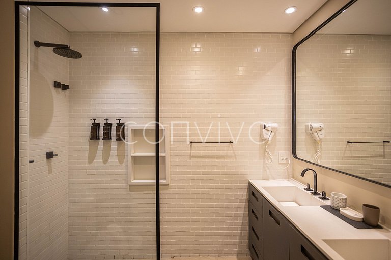 Duplex Forma Itaim | 92m² + 2 vagas | 04 hóspedes