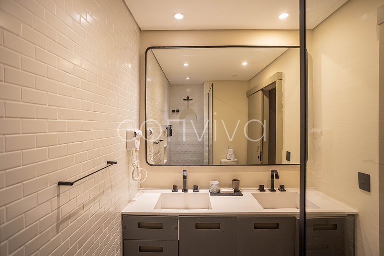 Duplex Forma Itaim | 92m² + 2 vagas | 04 hóspedes