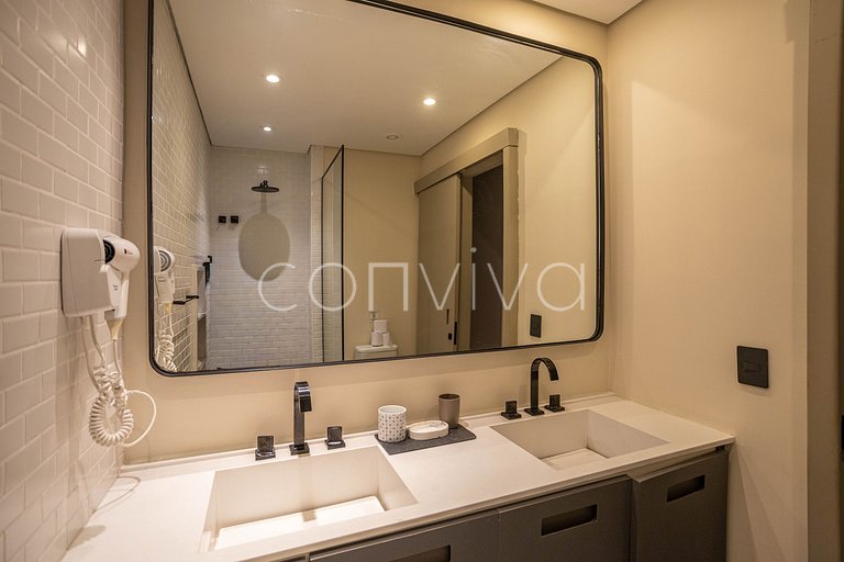 Duplex Forma Itaim | 92m² + 2 vagas | 04 hóspedes