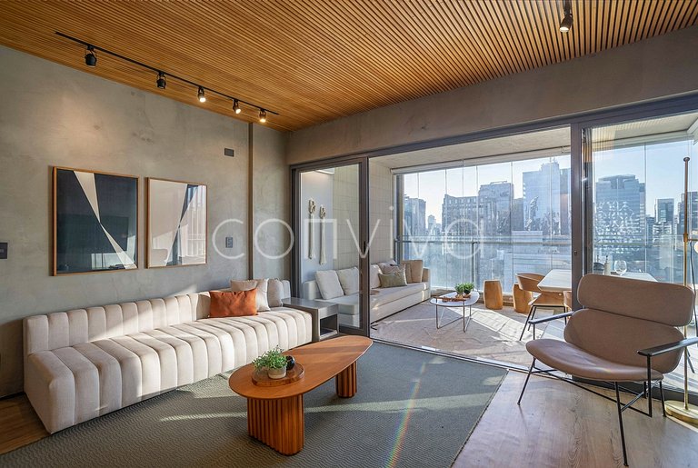 Duplex Forma Itaim | 92m² + 2 vagas | 04 hóspedes