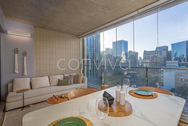 Duplex Forma Itaim | 92m² + 2 vagas | 04 hóspedes