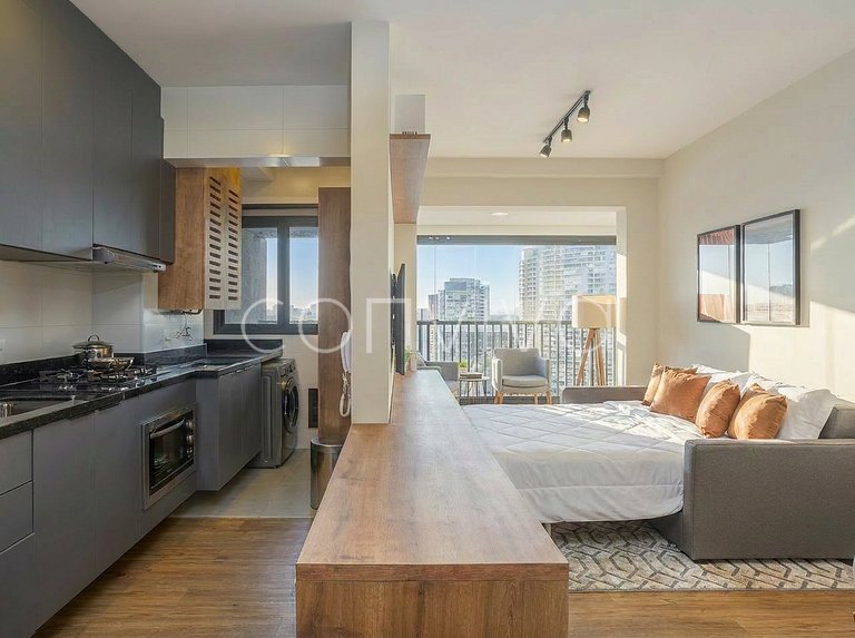 FEP184 Apt in Pinheiros near Faria Lima metro