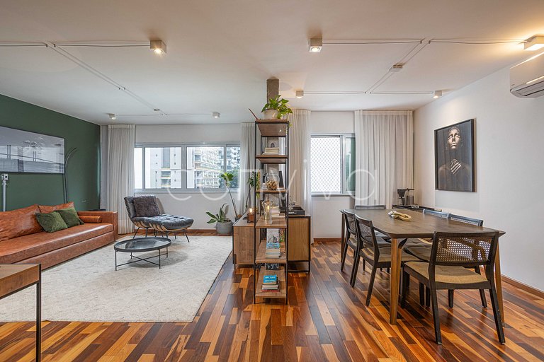 MAR061 The best of Pinheiros | 125m² with parking space + so