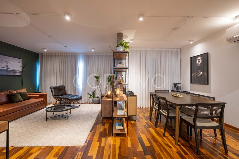 MAR061 O melhor de Pinheiros | 125m² c/ vaga + Antirruído