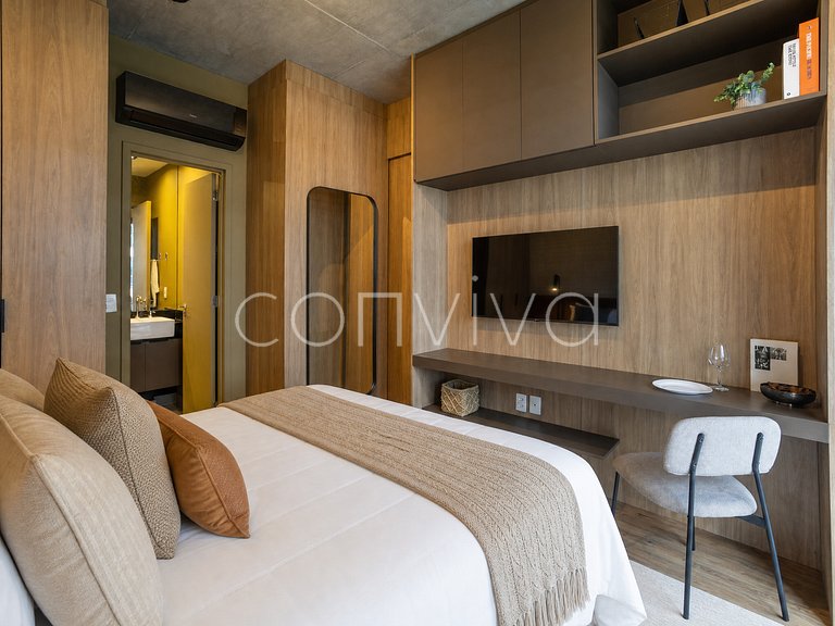 Super premium da Vila Olímpia | 42m² | 03 hóspedes