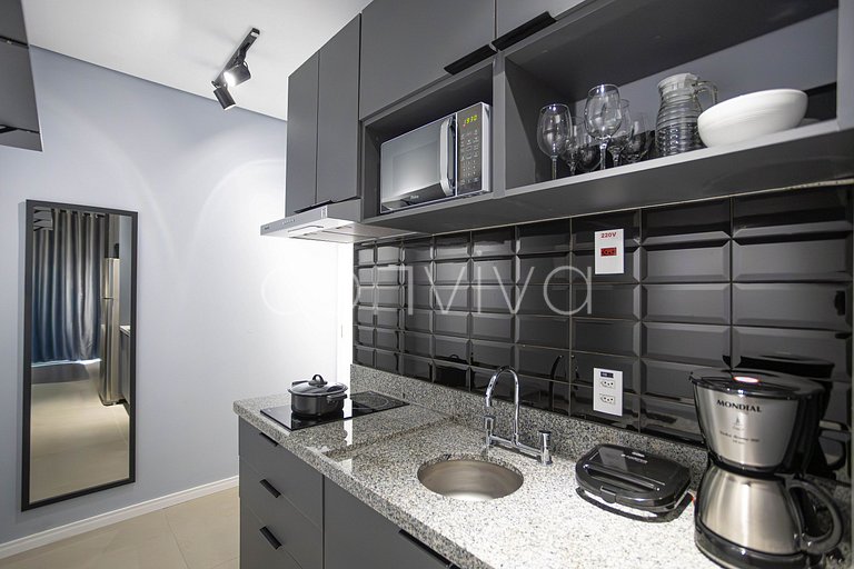 NPE1208 Apto novinho no 12º andar em Perdizes