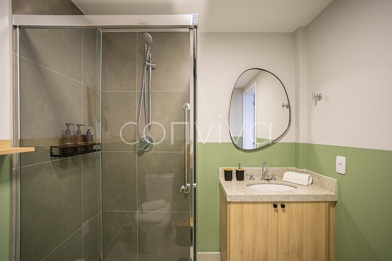 HL0402 Duplex novo | 34m² c/ varanda | Pinheiros