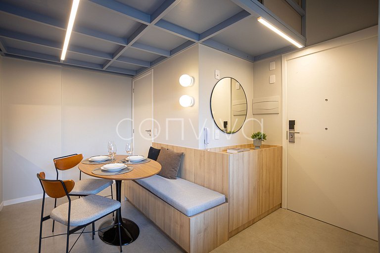 HL0403 Pinheiros Premium: Duplex | Varanda + AC