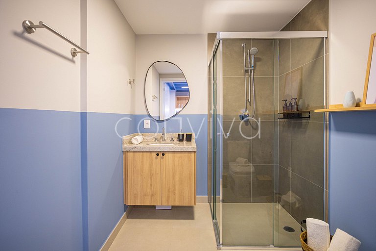 HL0403 Pinheiros Premium: Duplex | Varanda + AC