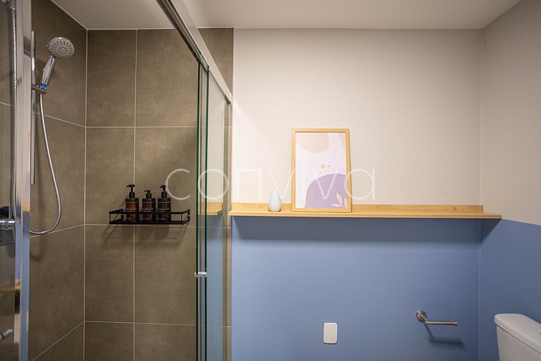 HL0403 Pinheiros Premium: Duplex | Varanda + AC