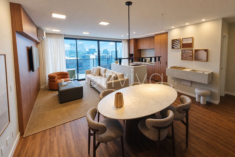 VNMI2402 Duplex | 115m² | Vila Olímpia | AC + vaga