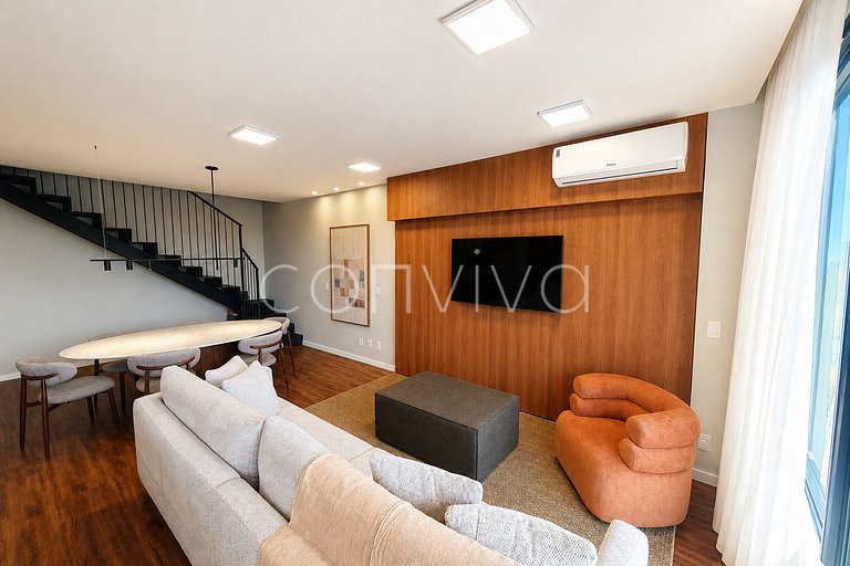 VNMI2402 Duplex | 115m² | Vila Olímpia | AC + vaga