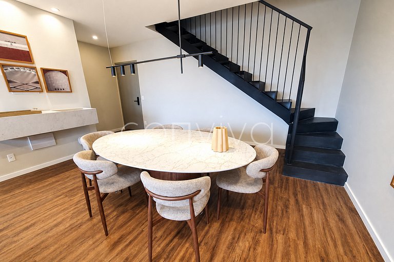 VNMI2402 Duplex | 115m² | Vila Olímpia | AC + vaga