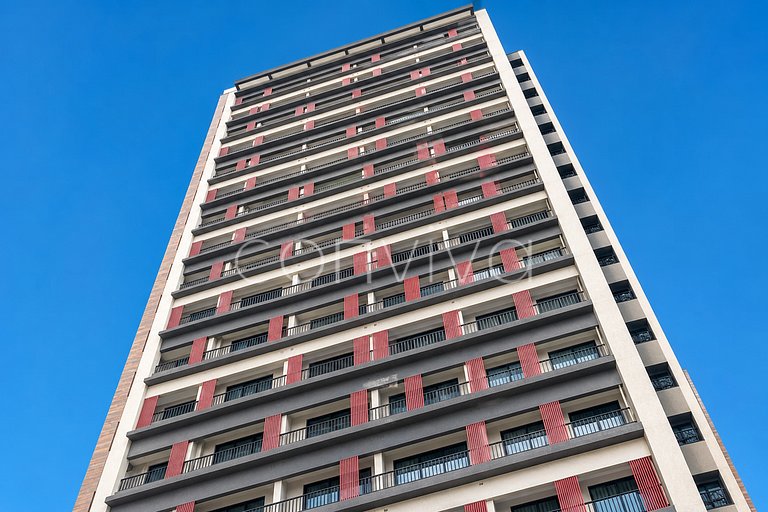 BRM038 Apto completo | Moema c/ vista da cidade