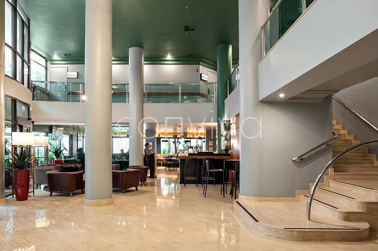 WB0112 400m do WTC Berrini | Vila Olímpia | cama King