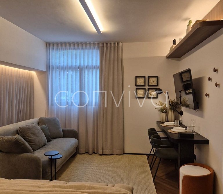 WB0112 400m do WTC Berrini | Vila Olímpia | cama King