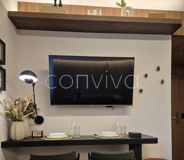 WB0112 400m do WTC Berrini | Vila Olímpia | cama King