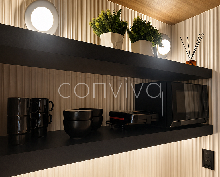WB0112 400m do WTC Berrini | Vila Olímpia | cama King