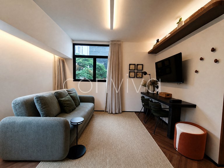 WB0112 400m do WTC Berrini | Vila Olímpia | cama King
