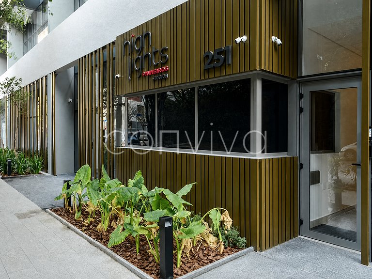 HL0402 Duplex novo | 34m² c/ varanda | Pinheiros