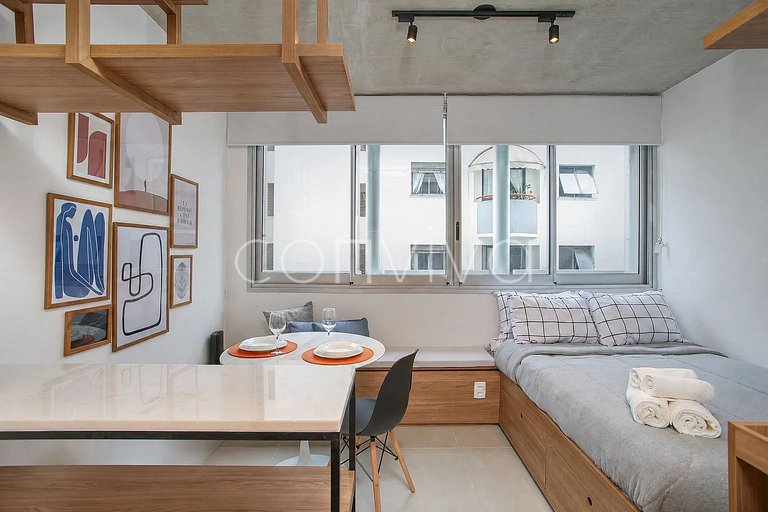 VNFR1007 Conforto no 10º Andar | Bela Vista